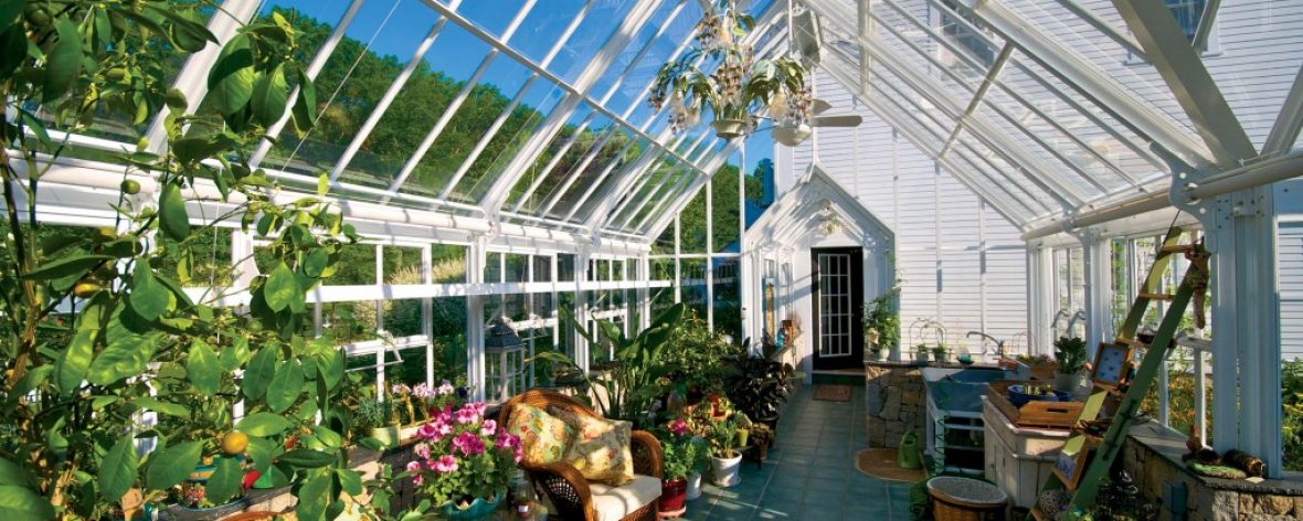 Large botanical conservatory in Amercia