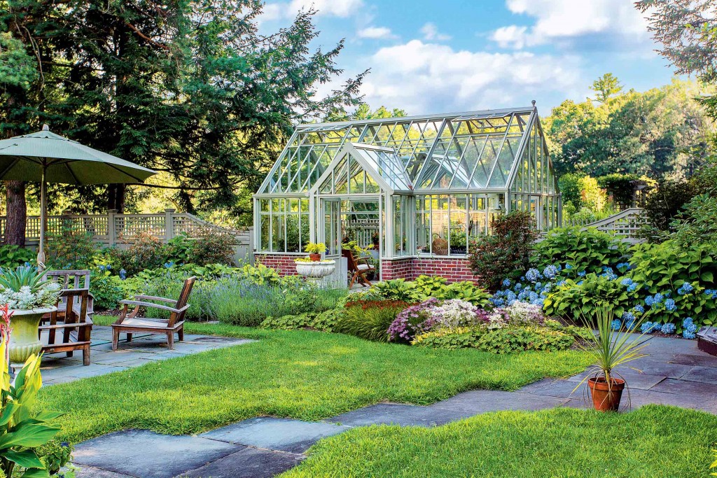 Bespoke glasshouse with double porch (2)