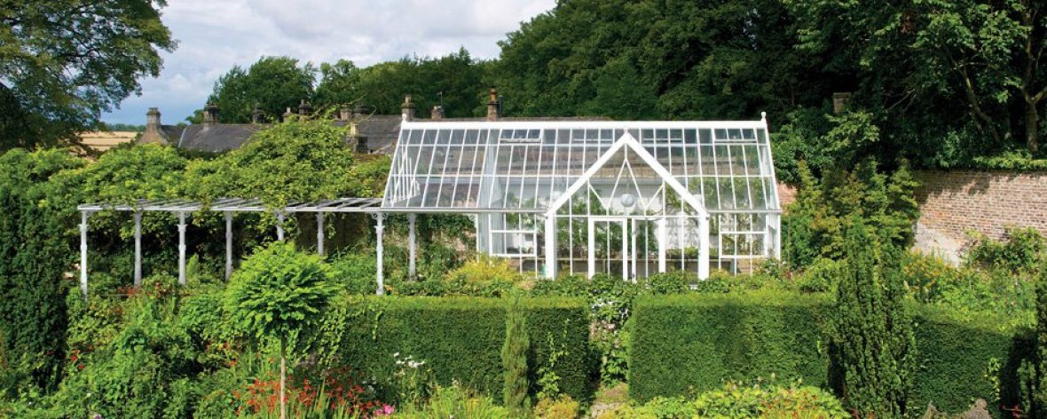 A White Hartley Botanic Greenhouse From The Achitectural Glasshouse Range