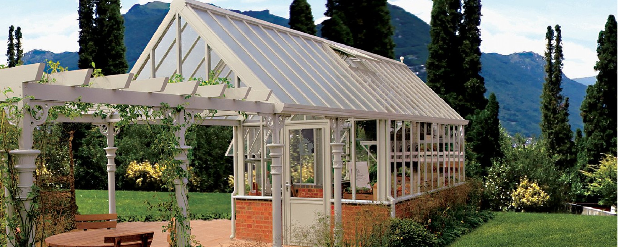 Bespoke Glasshouse Canopy & Pergola Hartley Botanic